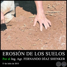 EROSIN DE LOS SUELOS - Ing. Agr. FERNANDO DAZ SHENKER - 15 de Julio de 2015